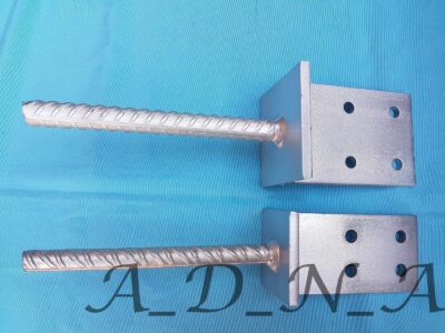 INTERNAL POST FENCE FOOT/ SUPPORT/ANCHOR WITH PIN,HEAVY DUTY GALVANISED